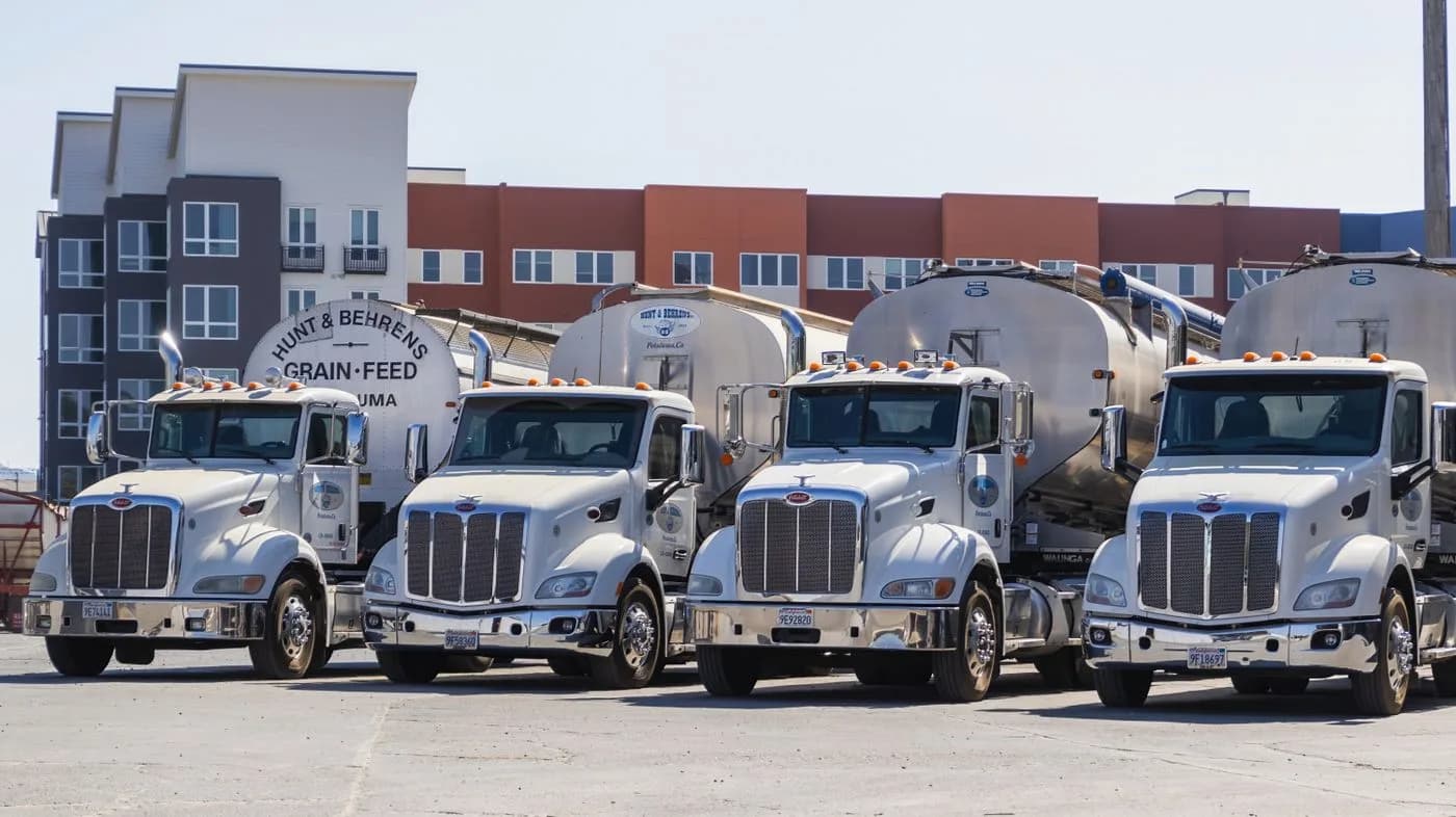 Truck parts application, illustrative campaign image